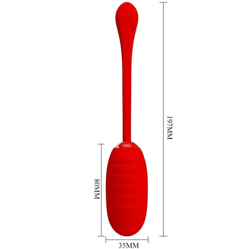 Petit Œuf Vibrant Silicone Rouge Rechargeable