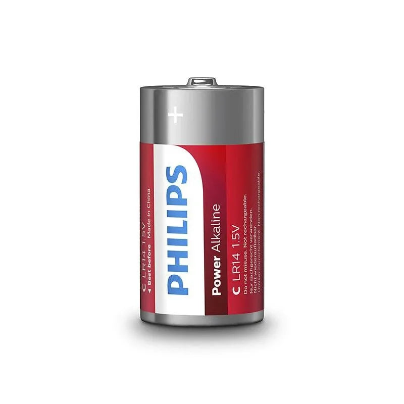 Piles Alcalines C Philips Pour Jouets