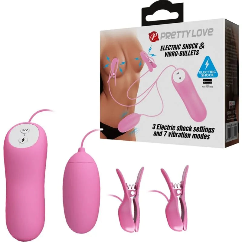 Pinces À Tétons Vibrantes Rose Silicone