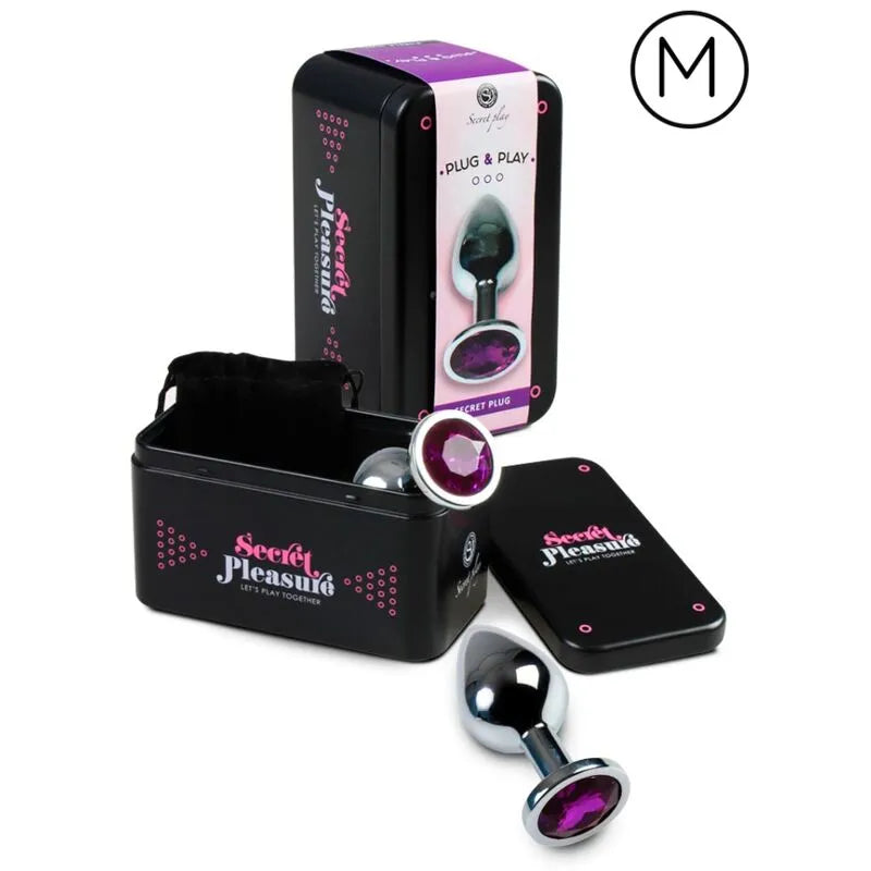 Plug Anal En Aluminium Violet Ultra-Lisse