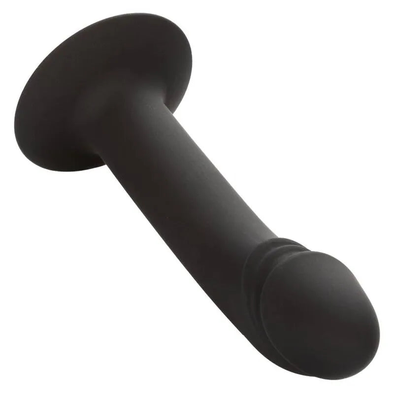 Plug Anal En Silicone Incurvé Avec Ventouse