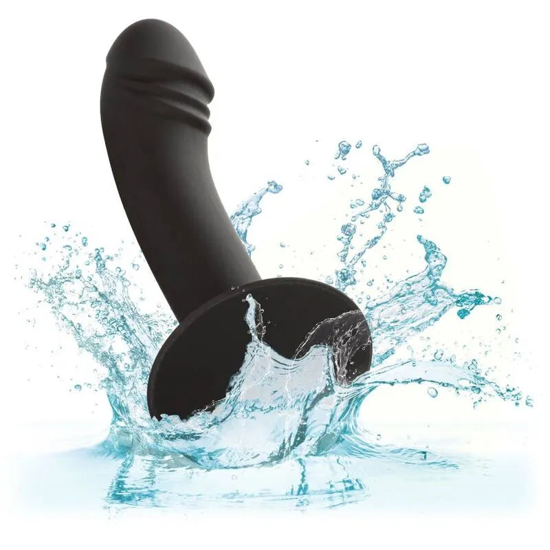 Plug Anal En Silicone Incurvé Avec Ventouse