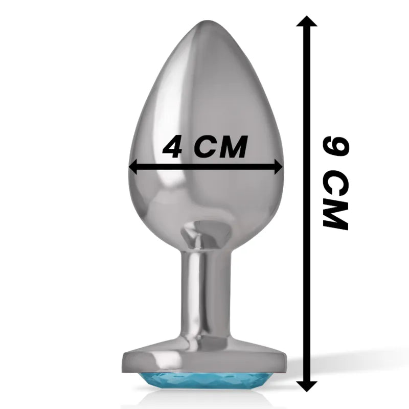 Plug Anal Métal Bijou Diamant Luxe