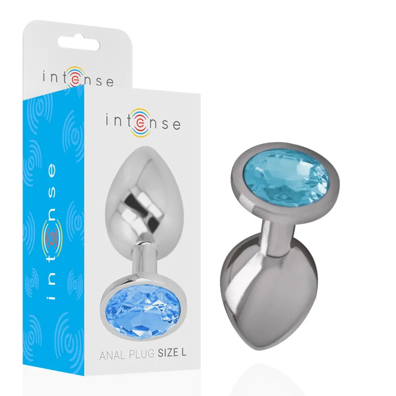 Plug Anal Métal Bijou Diamant Luxe