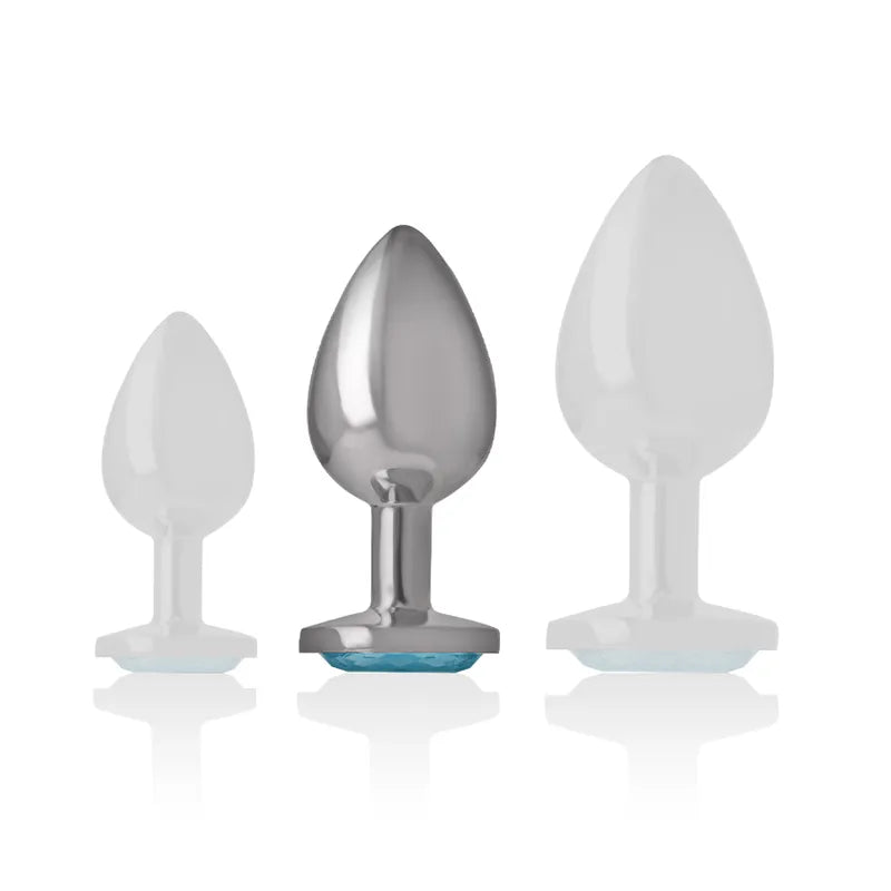 Plug Anal Métal Diamant Luxe