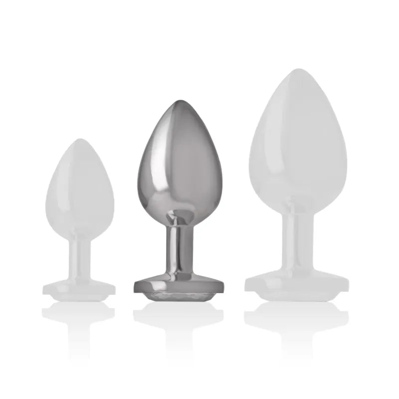 Plug Anal Métallique Luxe Bijou Diamant