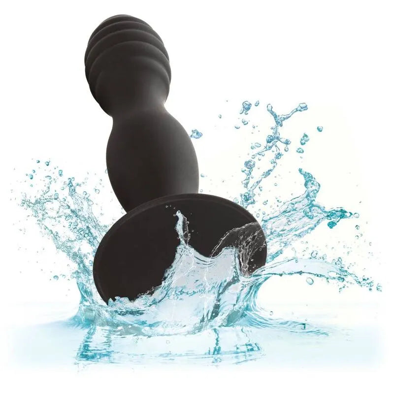 Plug Anal Silicone Nervuré Pour Débutants