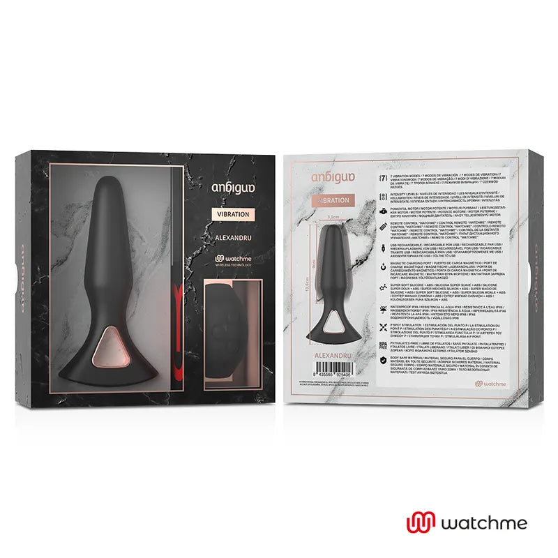 Plug Anal Silicone Télécommande Watchme