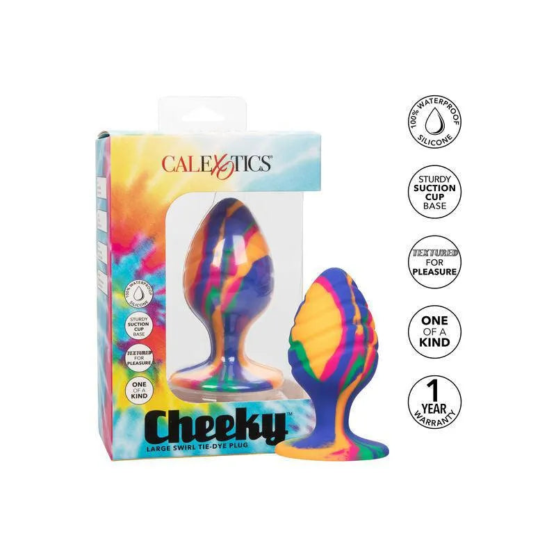 Plug Anal Tie-Dye Silicone Sans Phtalates