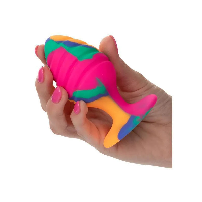 Plug Anal Tie-Dye Silicone Sans Phtalates