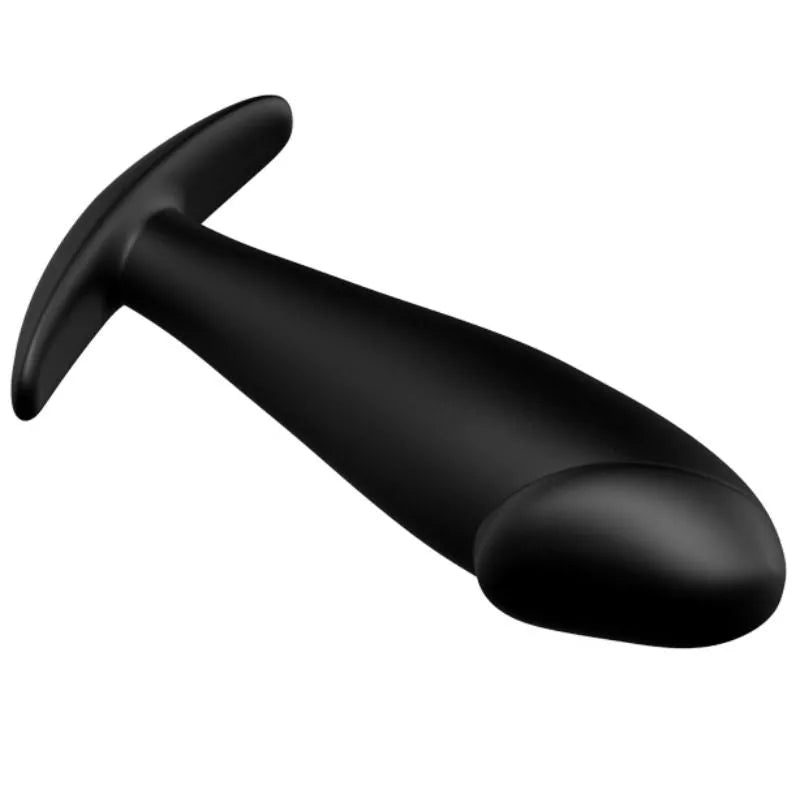 Plug Anal Vibrant En Silicone Noir
