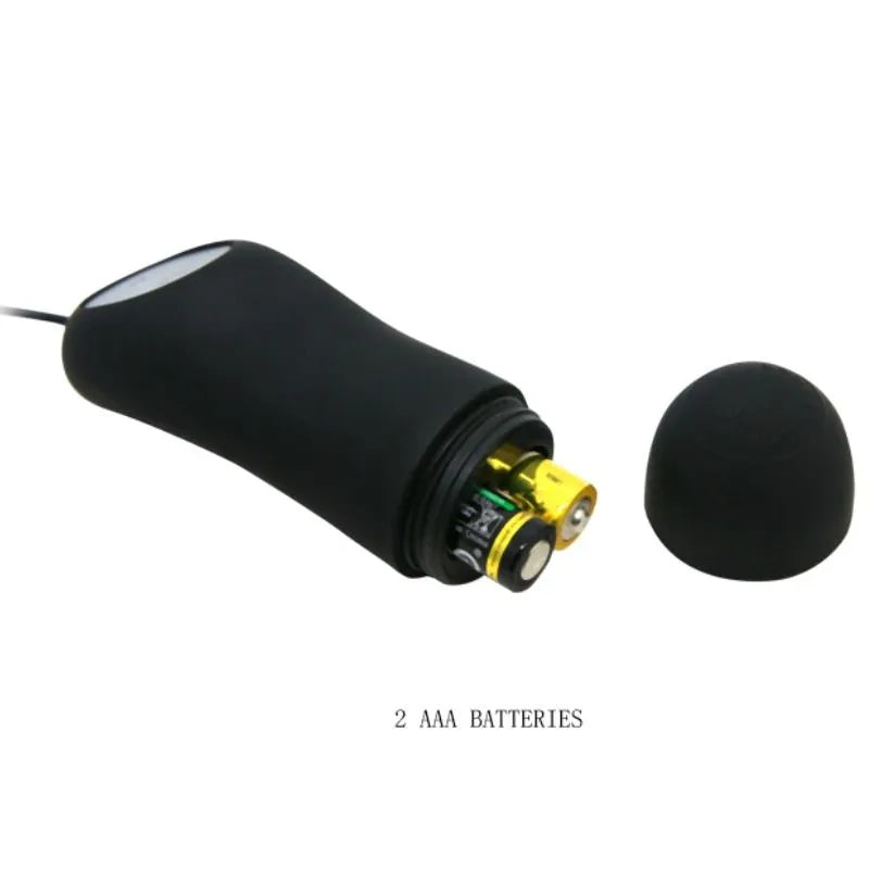 Plug Anal Vibrant En Silicone Noir