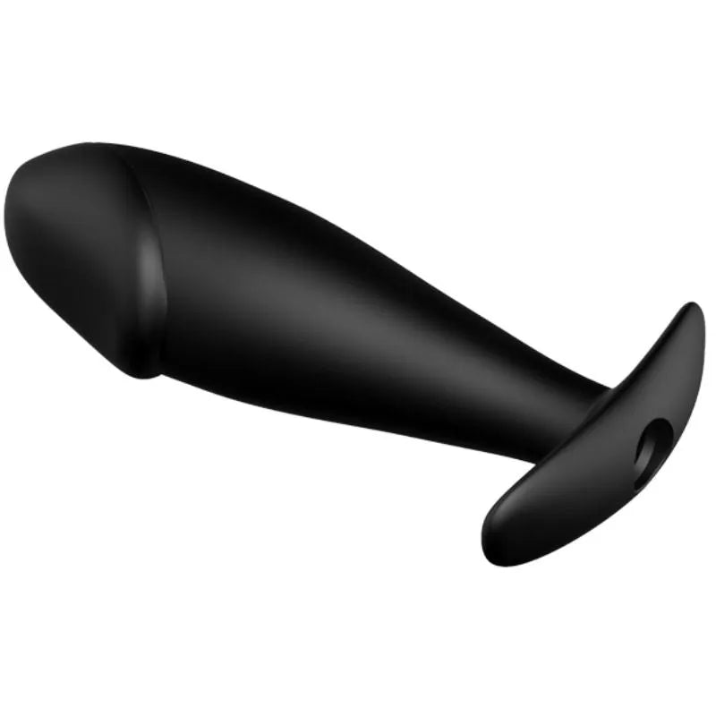 Plug Anal Vibrant En Silicone Noir
