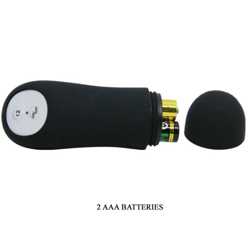 Plug Anal Vibrant Silicone Noir Télécommande
