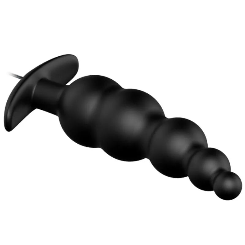 Plug Anal Vibrant Silicone Noir Télécommande