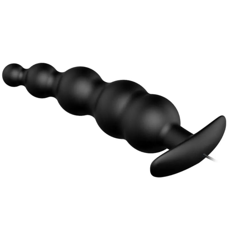 Plug Anal Vibrant Silicone Noir Télécommande
