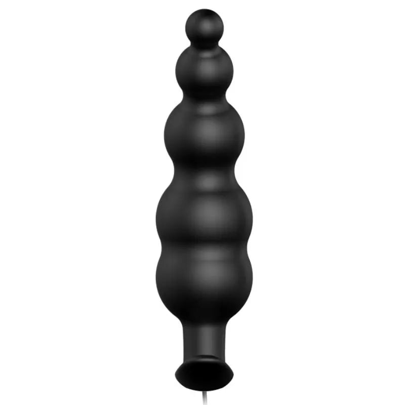 Plug Anal Vibrant Silicone Noir Télécommande