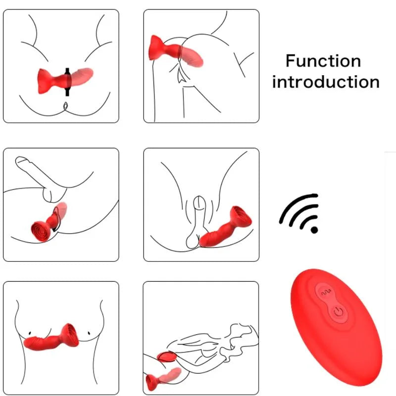 Plug Anal Vibrant Silicone Submersible