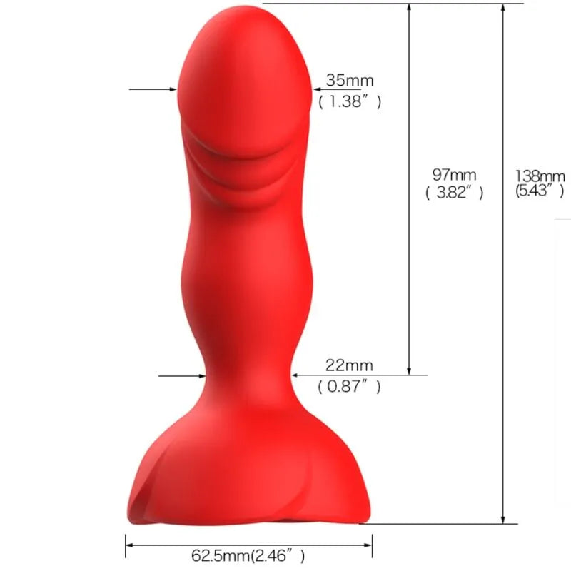 Plug Anal Vibrant Silicone Submersible