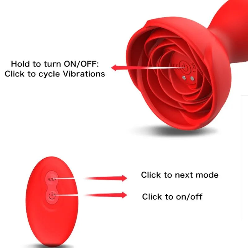 Plug Anal Vibrant Silicone Submersible