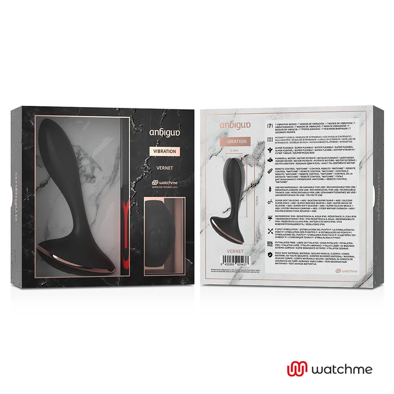 Plug Anal Vibratoire En Silicone Médical