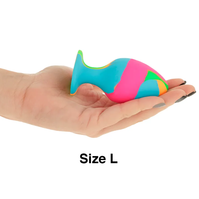 Plugs Anaux Tie-Dye Silicone Intense™