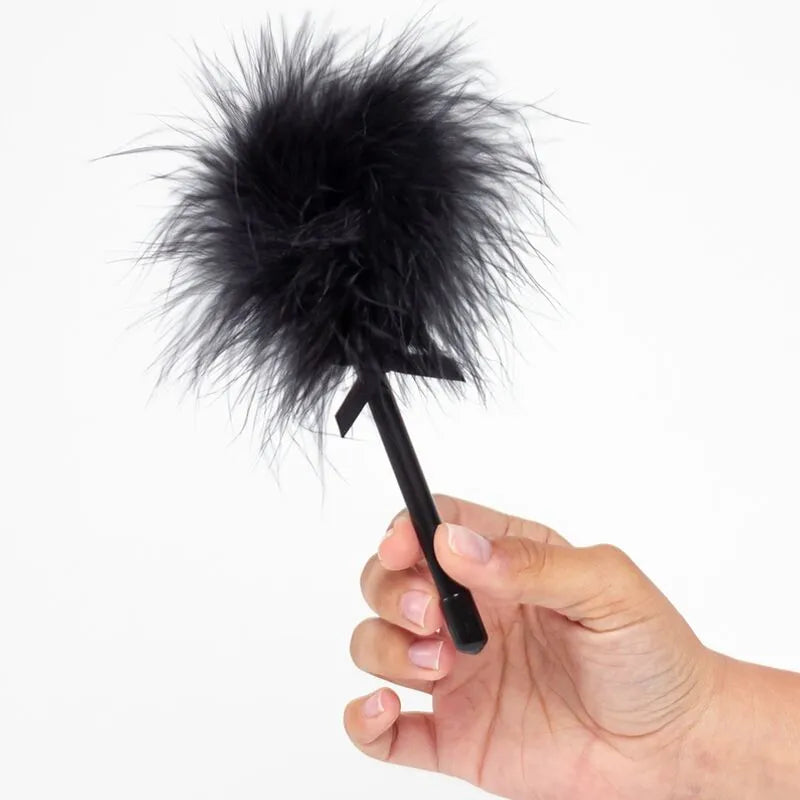 Plumeau Noir Pour Sensations Intimes