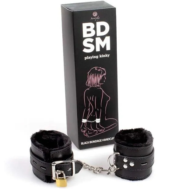 Poignets Bondage Cuir Synthétique Rembourrés
