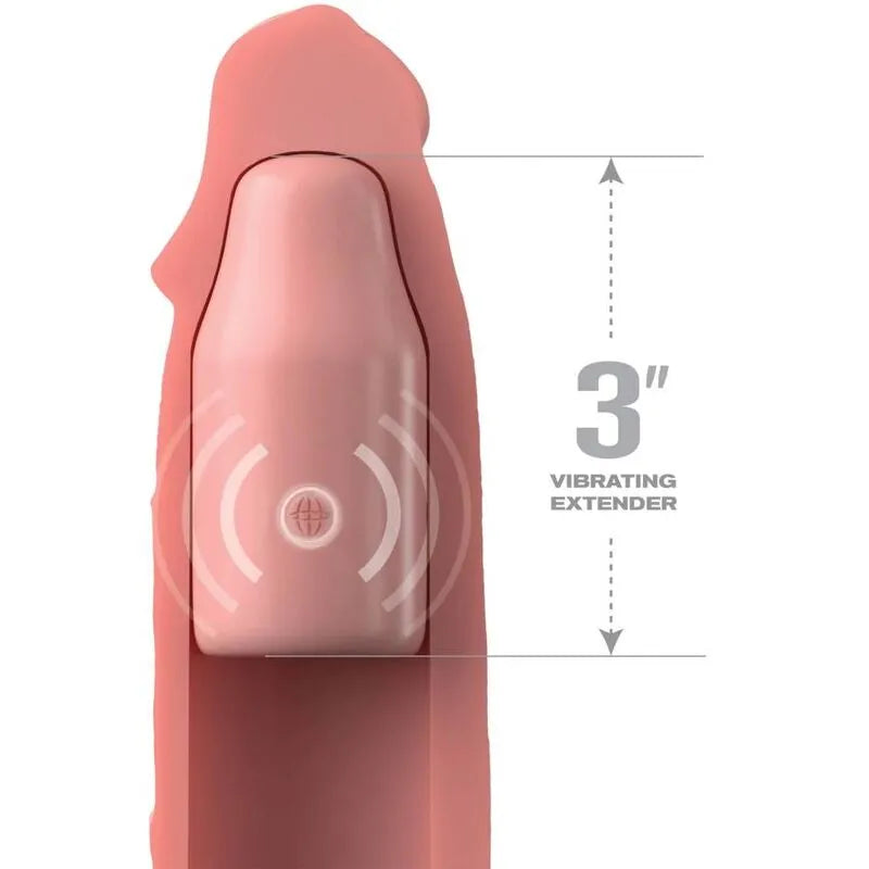 Rallonge Pénienne Vibrante Silicone Télécommande