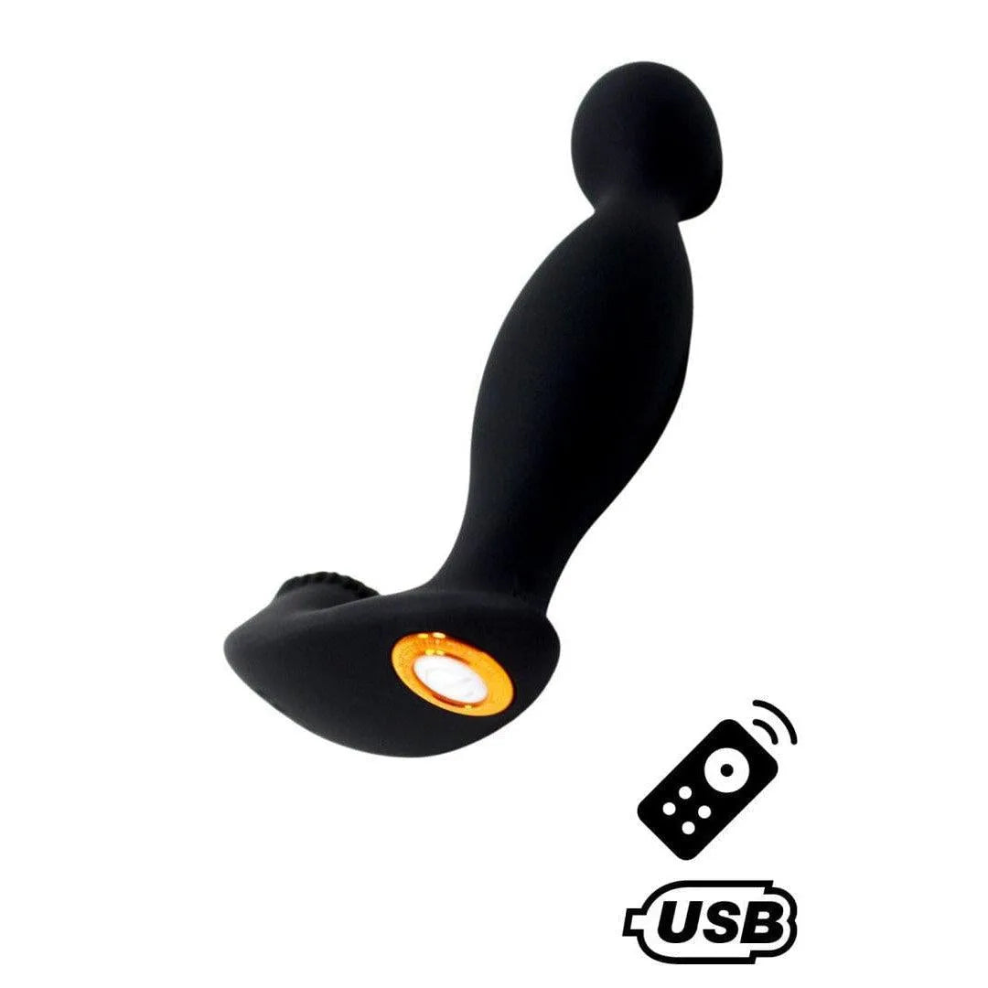 Stimulateur De Prostate En Silicone Doux Avec Télécommande