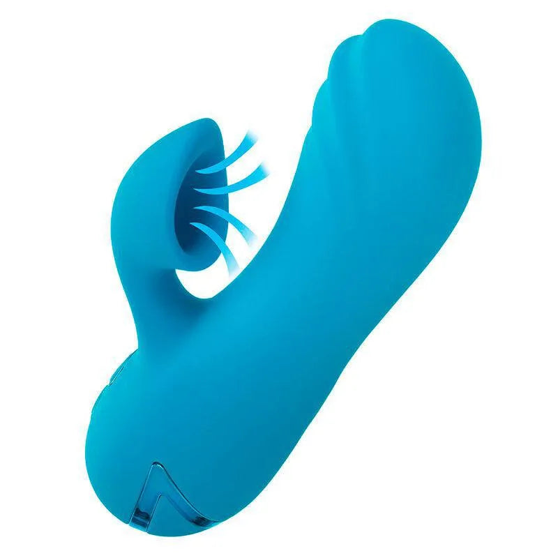 Stimulateur Vibrant Silicone Avec Aspiration Clitoridienne