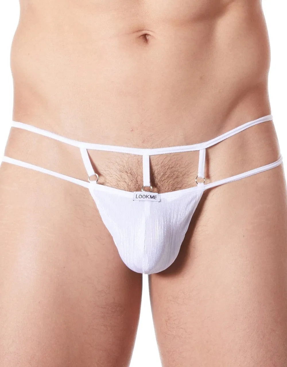 String Sexy Blanc Élégant Et Brillant
