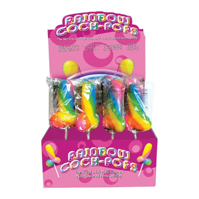 Sucette Pénienne Multicolore Multi Saveur Adulte