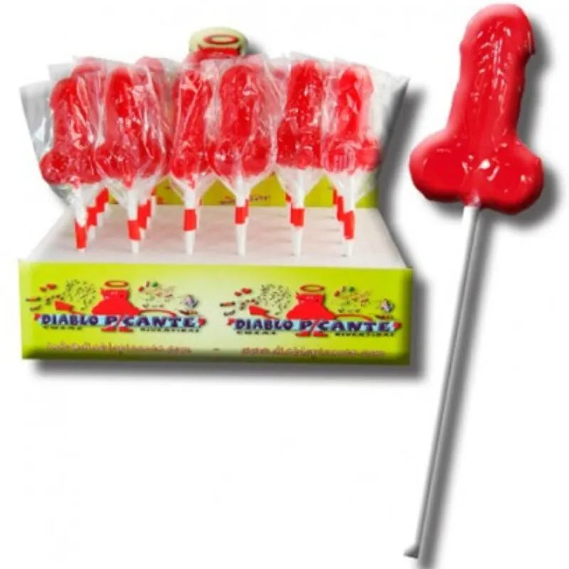 Sucette Érotique Pénis Fraise Événementielle