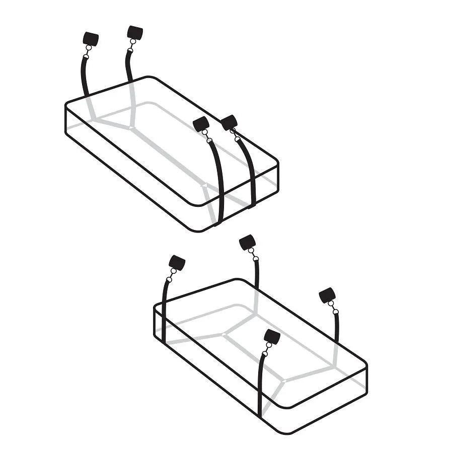 Système De Retenue Bondage Sous-Matelas Ajustable