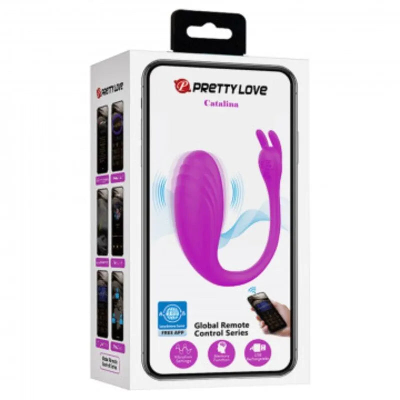 Œuf Vibrant Contrôlé Par Application Silicone Longue Distance