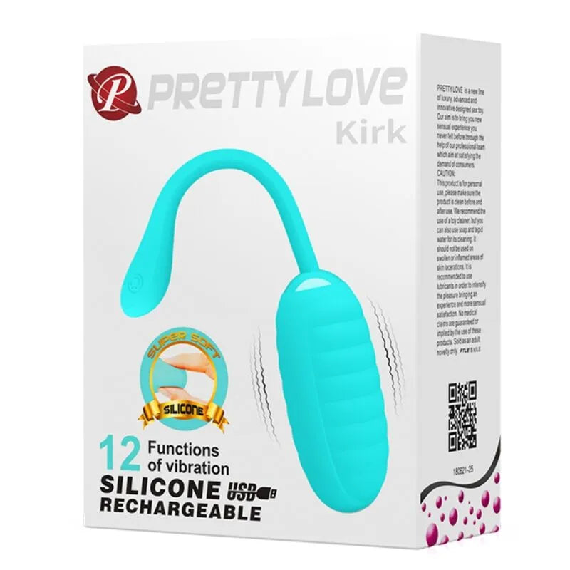 Œuf Vibrant En Silicone Vert Rechargeable