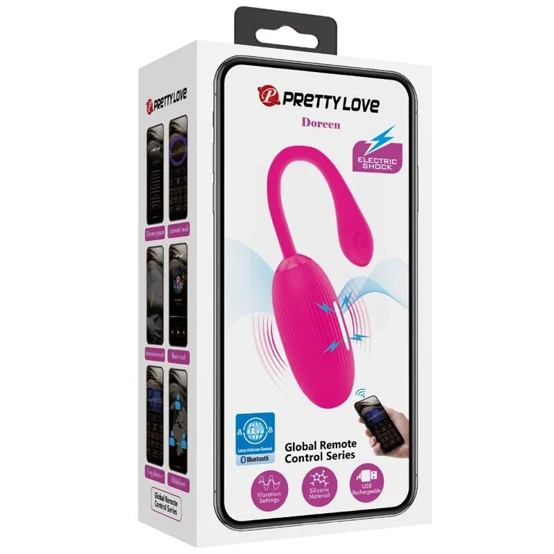 Œuf Vibrant Rose Télécommandé Par Application