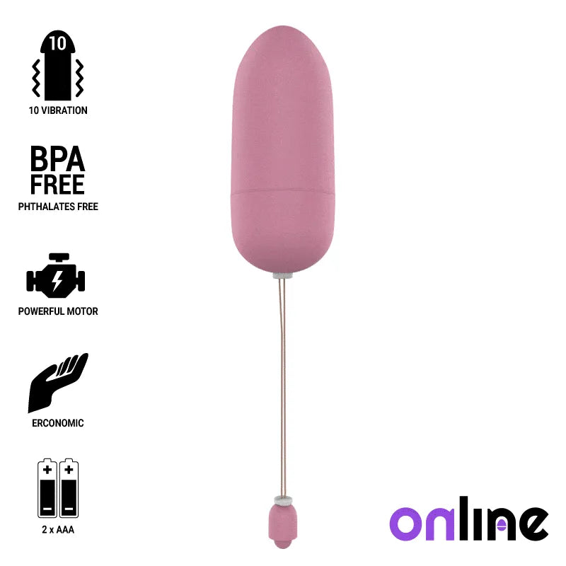 Œuf Vibrant Silicone Doux 10 Modes