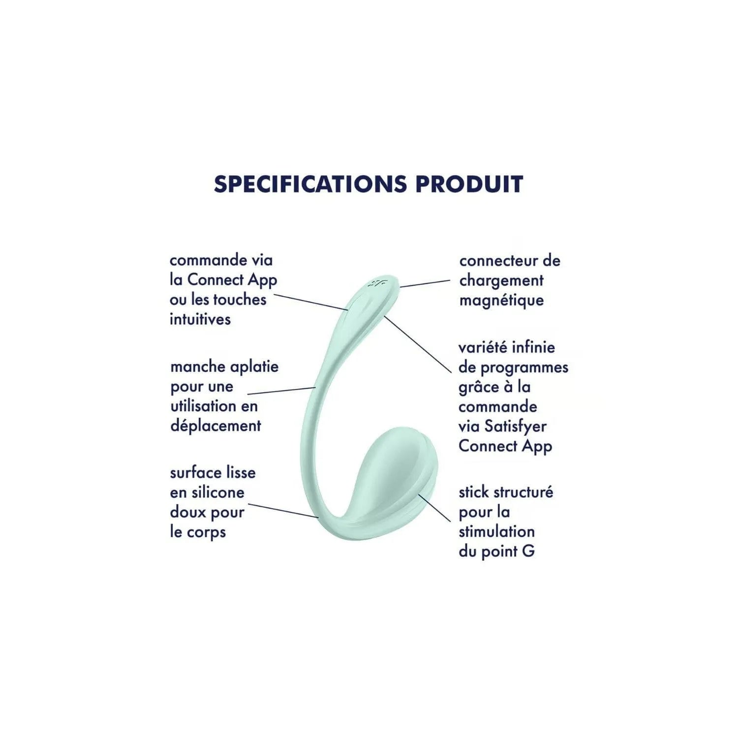 Œuf Vibrant Silicone Flexible Point G