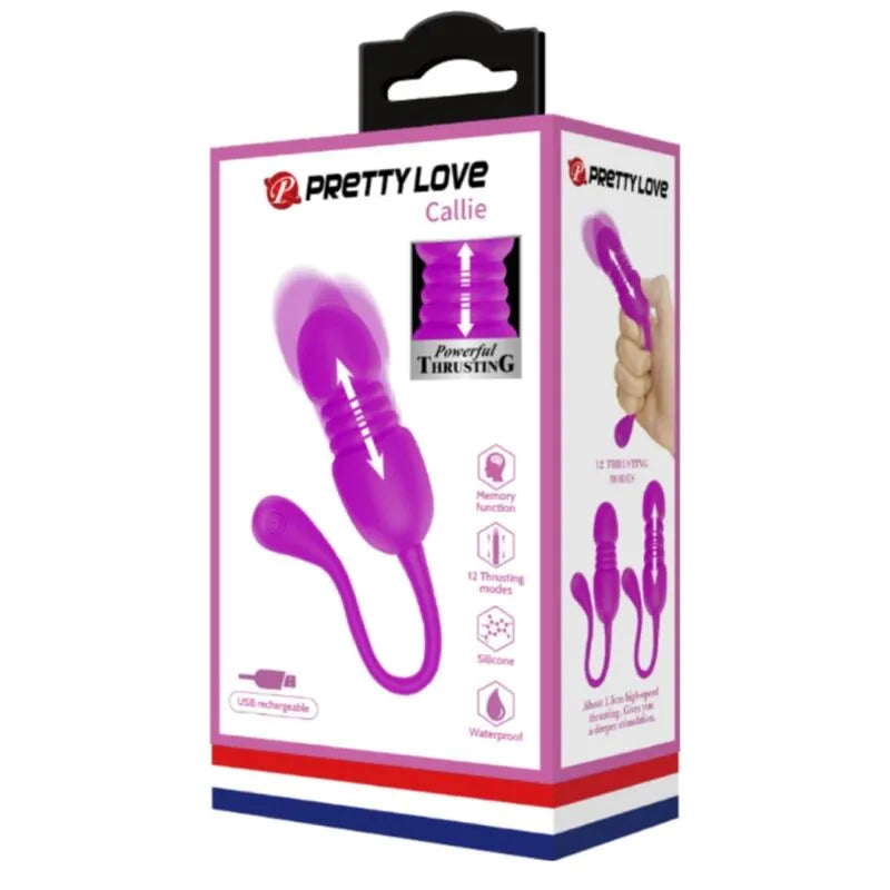 Œuf Vibrant Silicone Rechargeable Violet 12 Modes