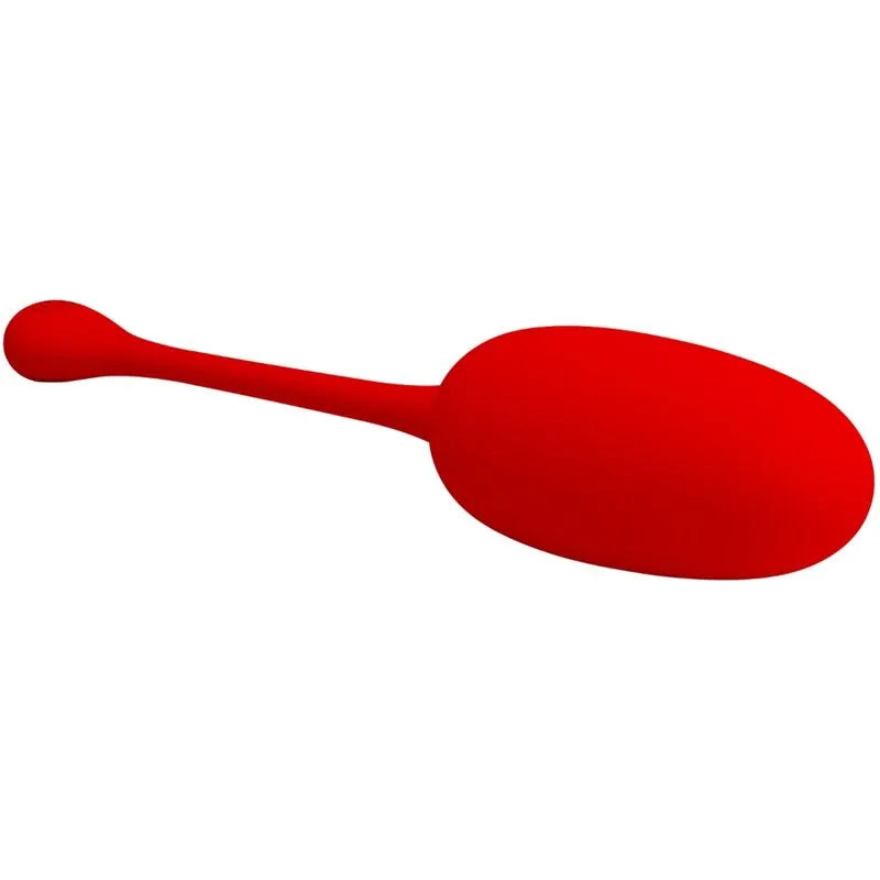 Œuf Vibrant Silicone Rouge Rechargeable 12 Fonctions