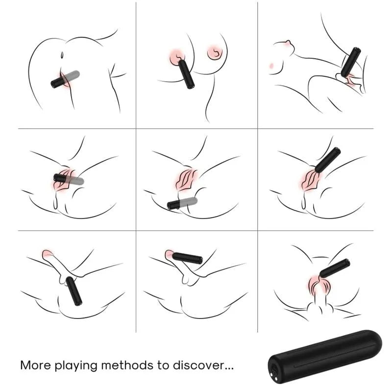 Œuf Vibrant Silicone Étanche Rechargeable