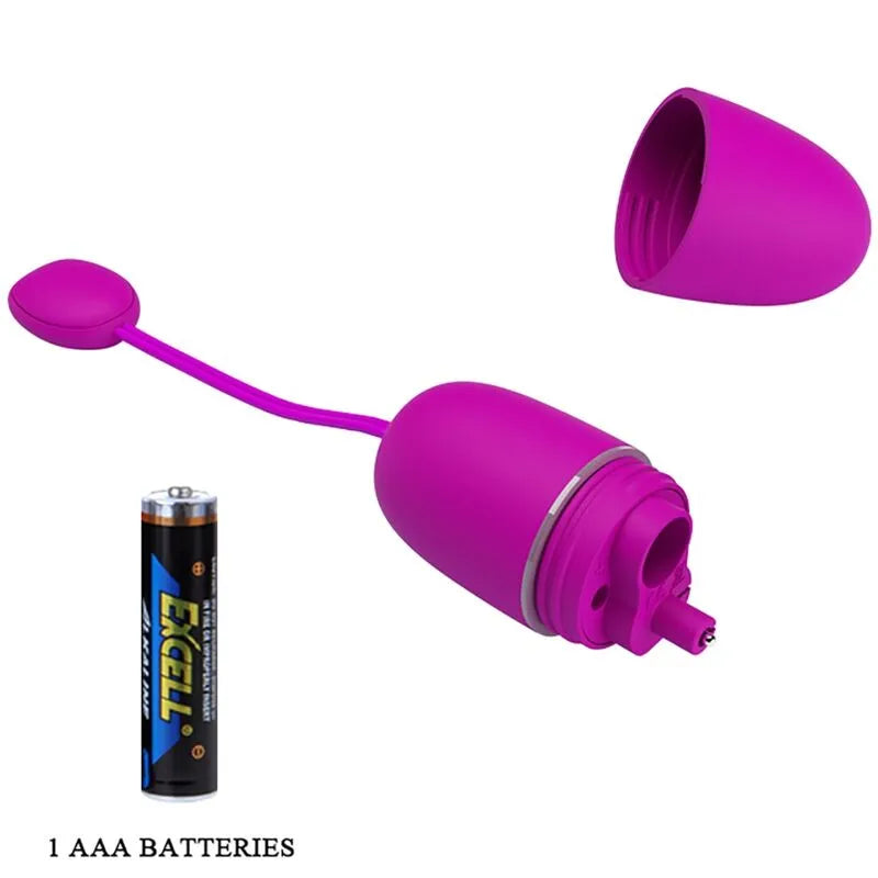 Œuf Vibrant Silicone Violet Contrôle App