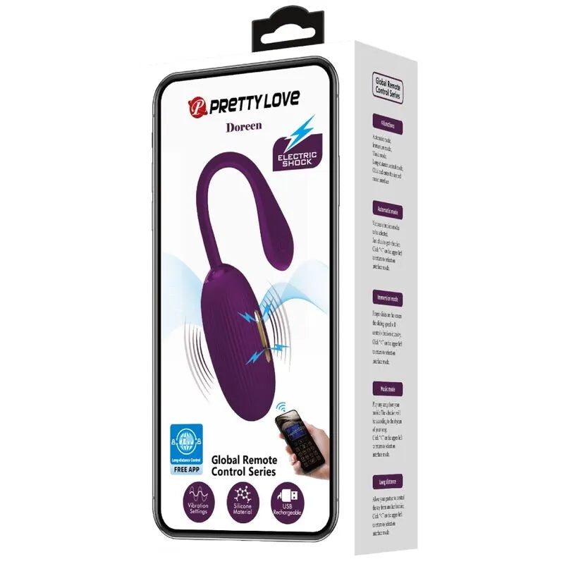 Œuf Vibrant Silicone Violet Rechargeable