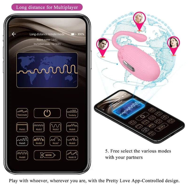 Œuf Vibrant Silicone Violet Rechargeable Pour Couple
