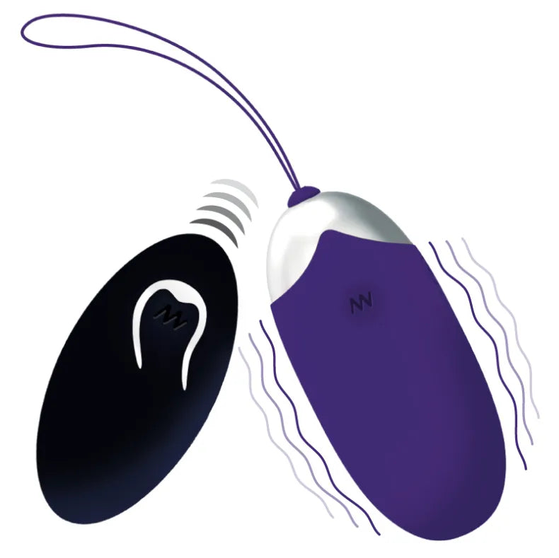 Œuf Vibrant Télécommandé Silicone Hypoallergénique