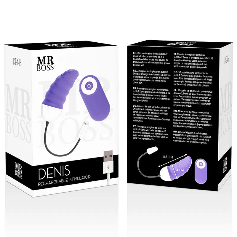 Œuf Vibrant Télécommandé Silicone Lilas