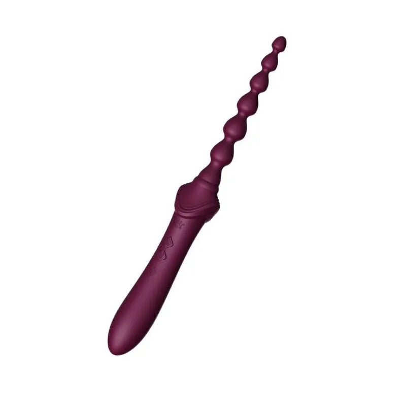 Vibromasseur Chauffant Avec Perles Anales Et Accessoires