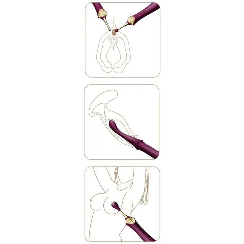 Vibromasseur Chauffant Avec Perles Anales Et Accessoires